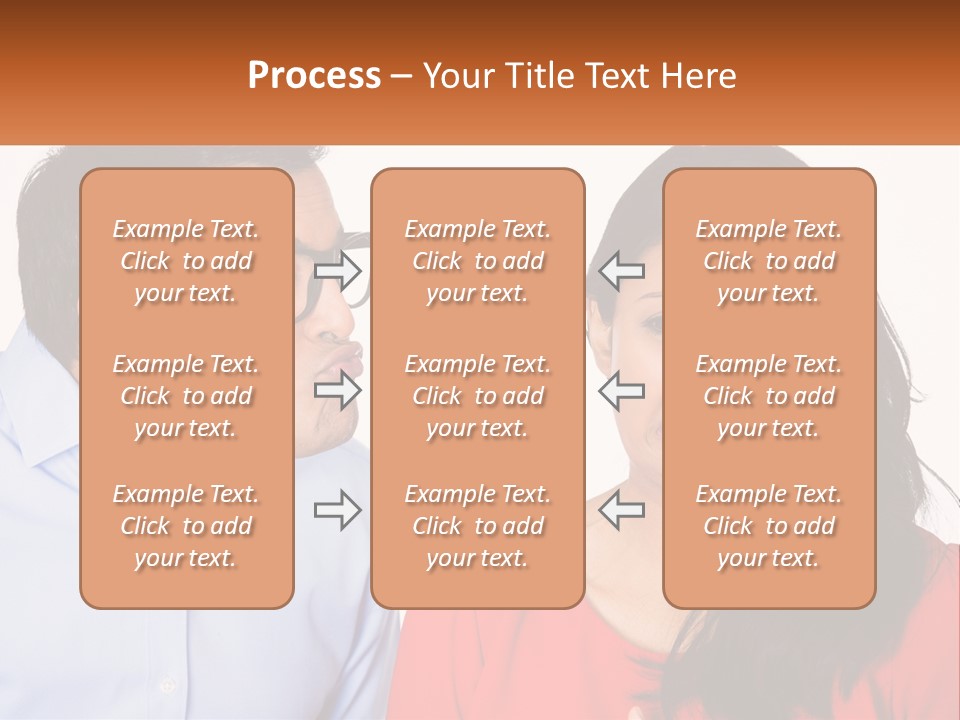 Kissing Disgust PowerPoint Template