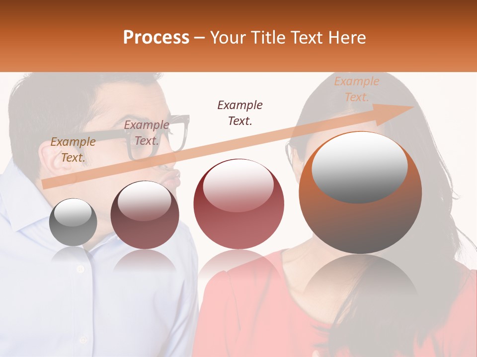 Kissing Disgust PowerPoint Template