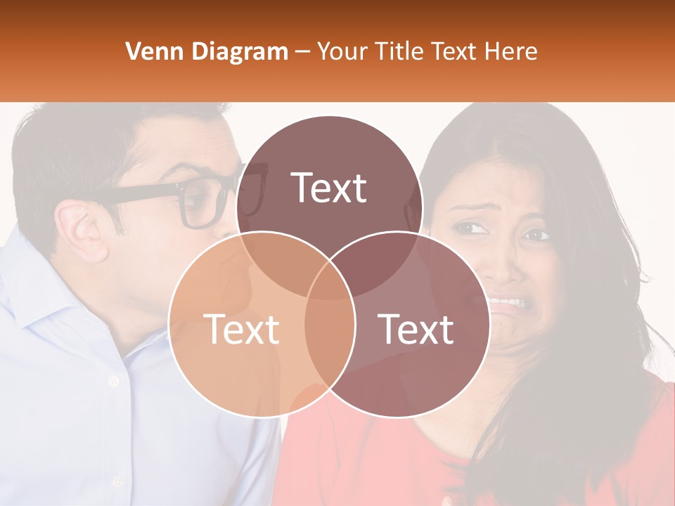 Kissing Disgust PowerPoint Template