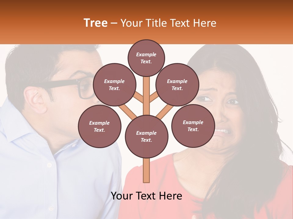 Kissing Disgust PowerPoint Template