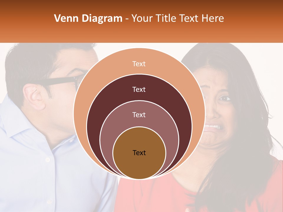 Kissing Disgust PowerPoint Template