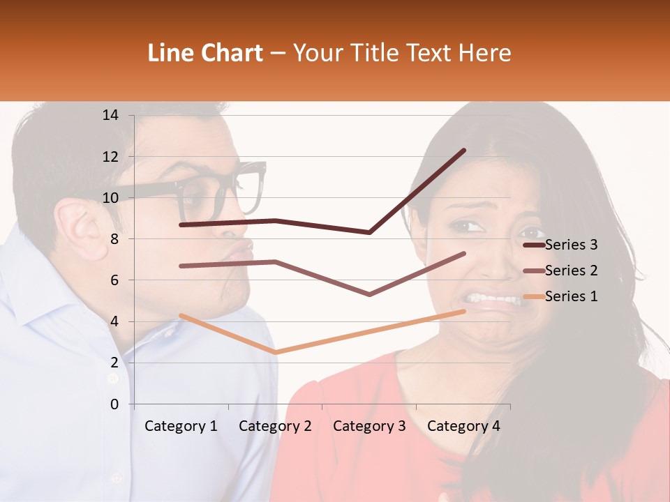 Kissing Disgust PowerPoint Template