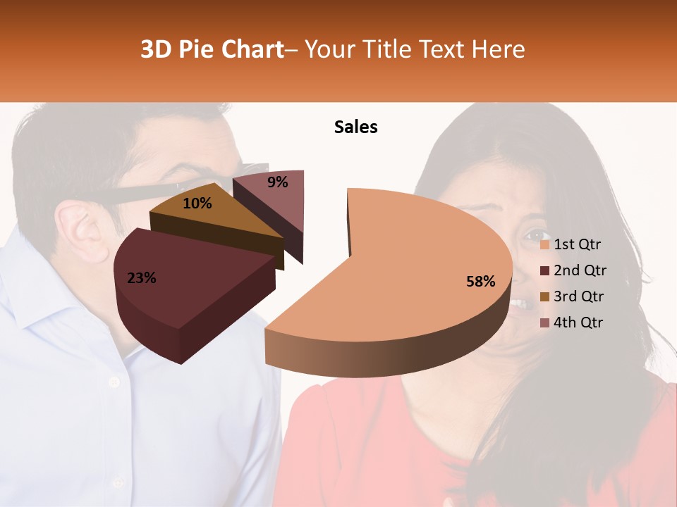 Kissing Disgust PowerPoint Template