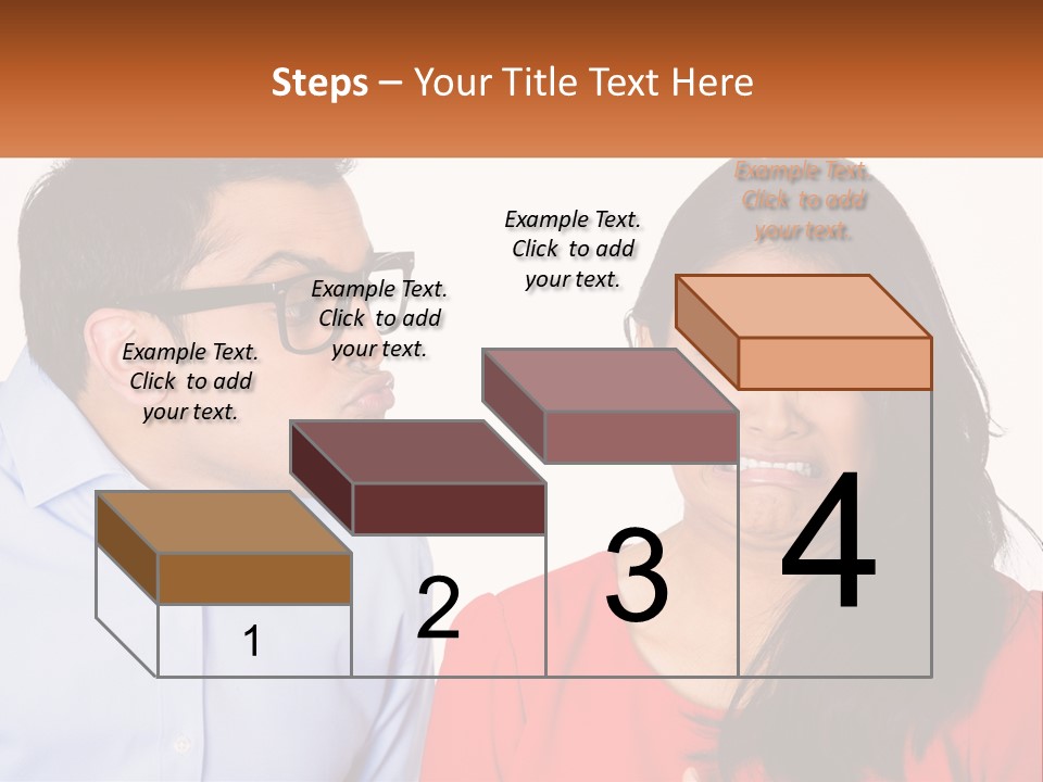 Kissing Disgust PowerPoint Template