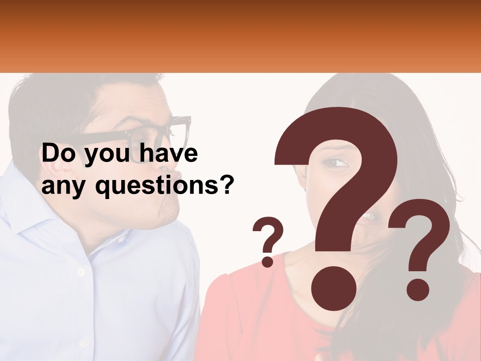 Kissing Disgust PowerPoint Template