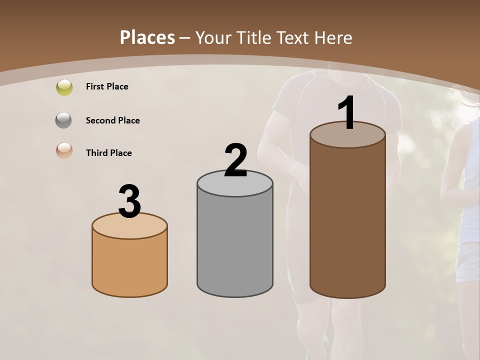 Guy And Girl On A Morning Run PowerPoint Template