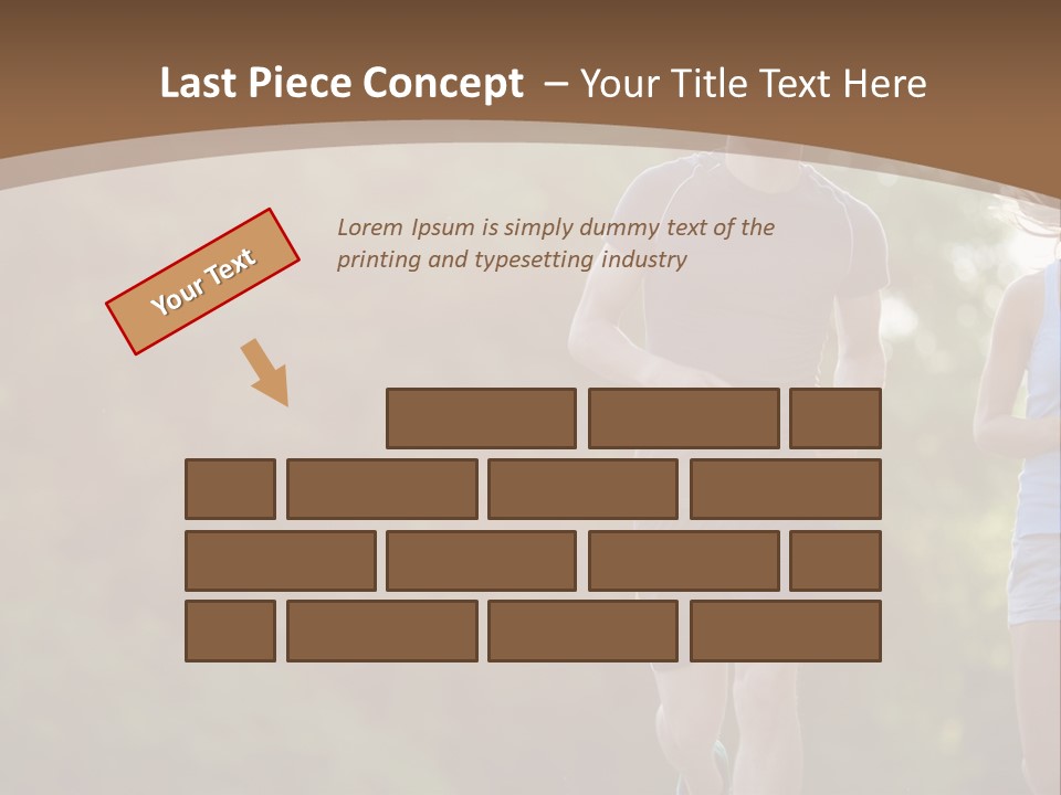 Guy And Girl On A Morning Run PowerPoint Template