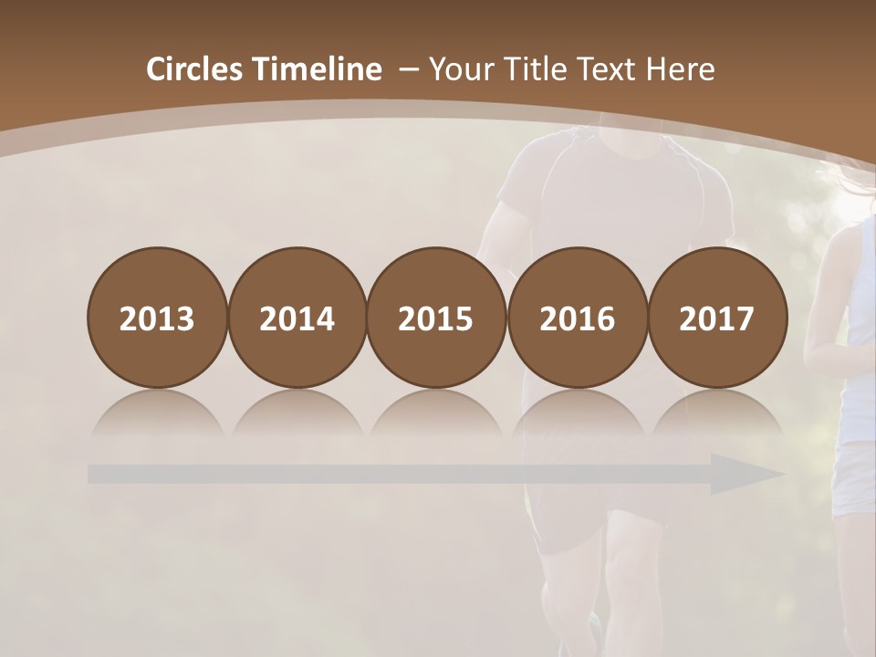 Guy And Girl On A Morning Run PowerPoint Template