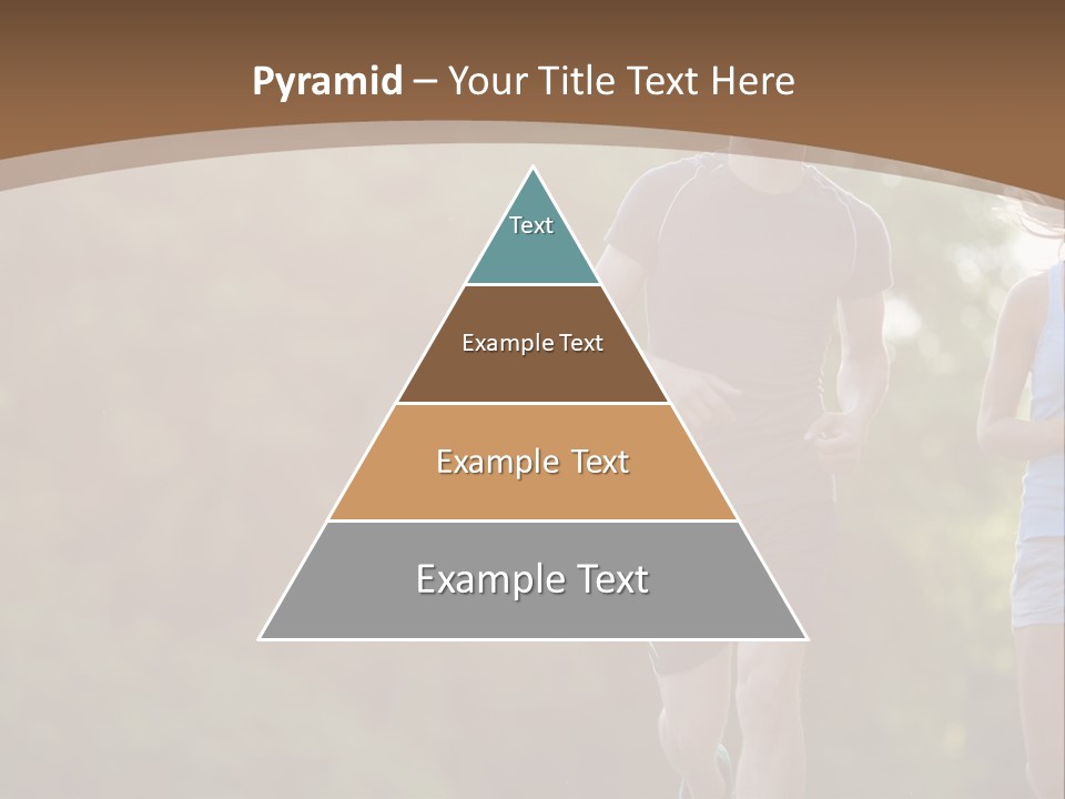 Guy And Girl On A Morning Run PowerPoint Template