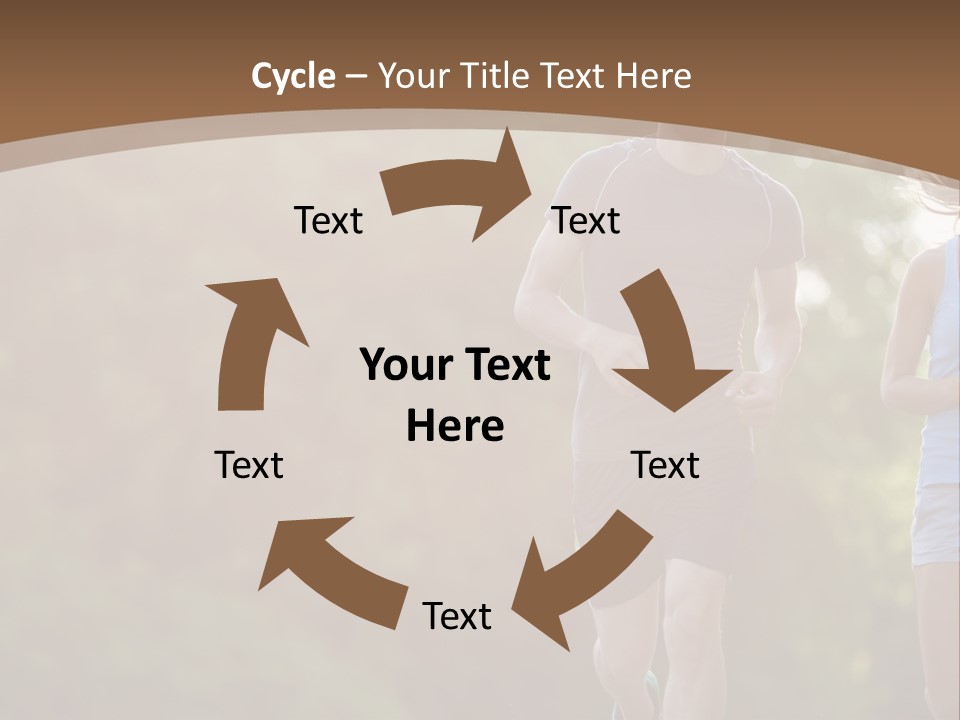 Guy And Girl On A Morning Run PowerPoint Template