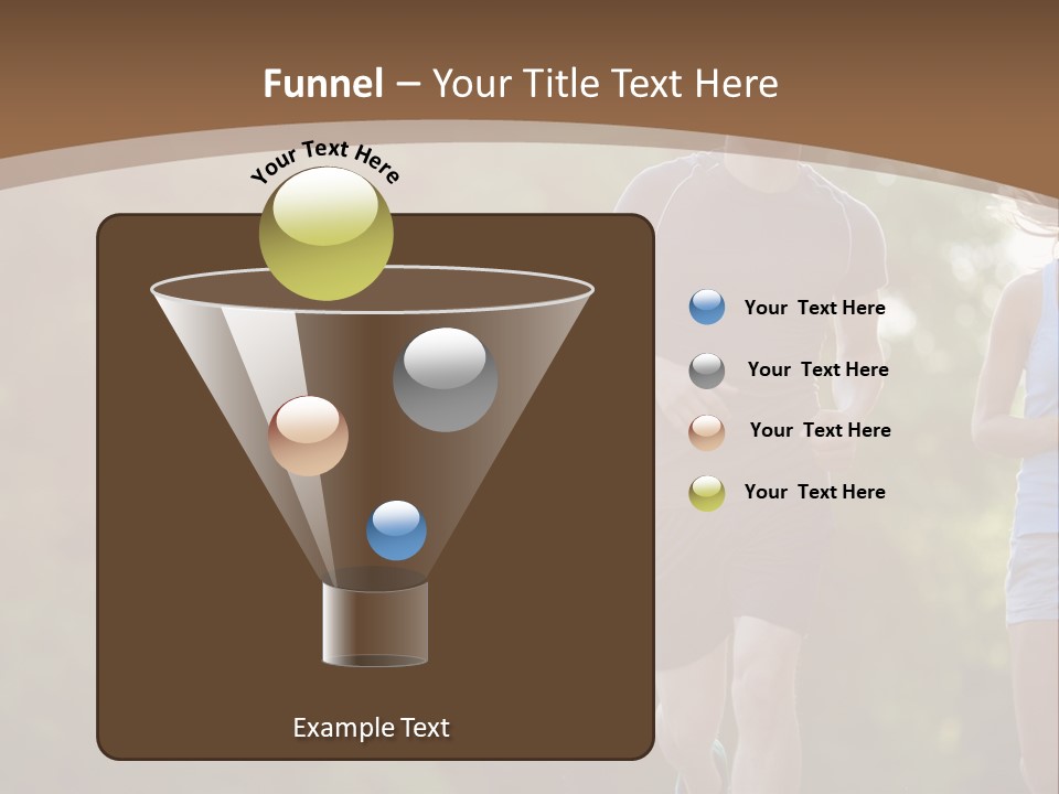 Guy And Girl On A Morning Run PowerPoint Template