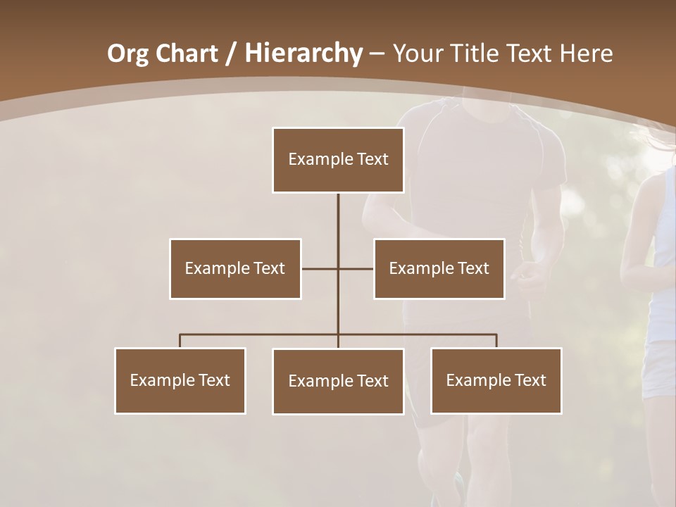 Guy And Girl On A Morning Run PowerPoint Template