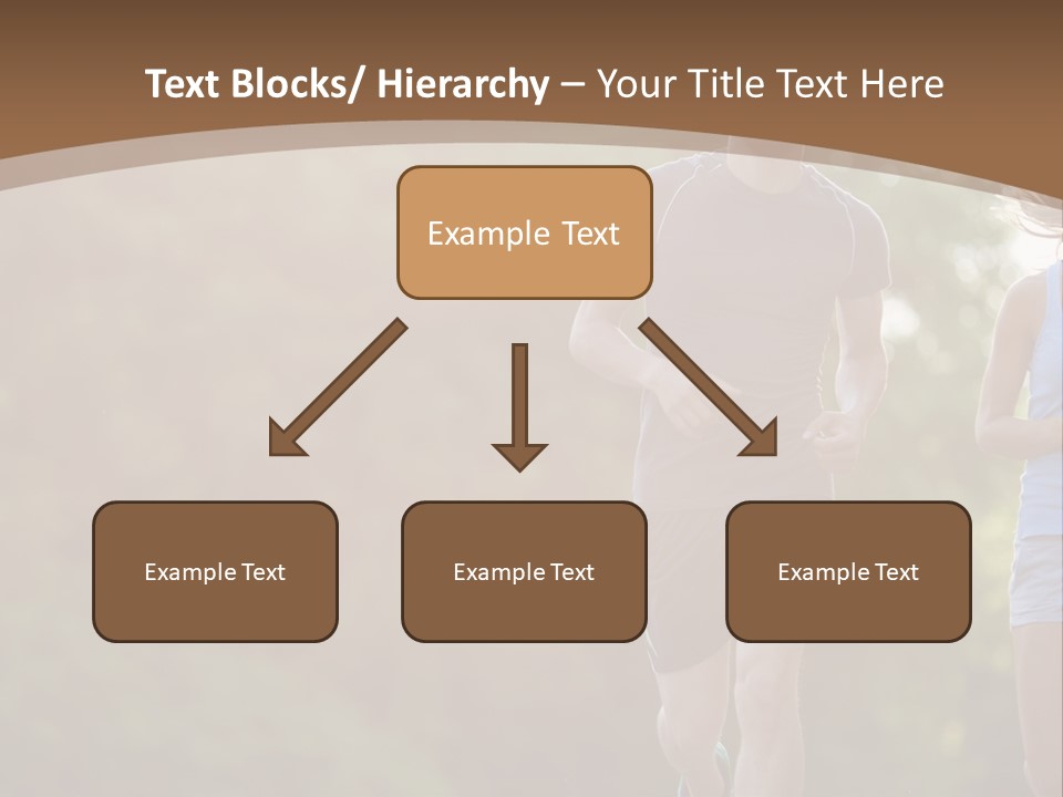 Guy And Girl On A Morning Run PowerPoint Template