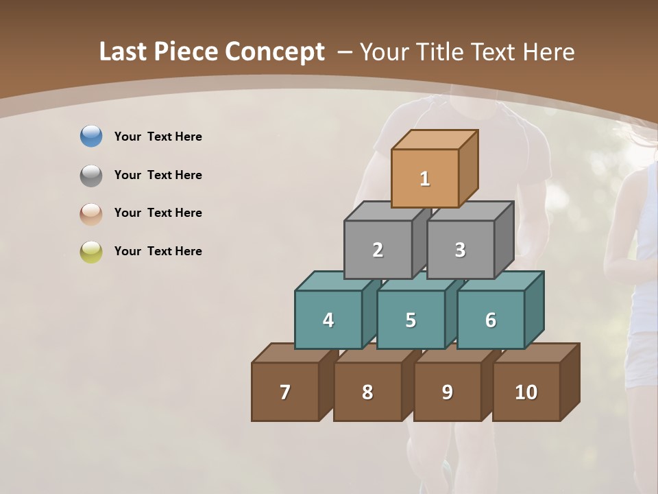 Guy And Girl On A Morning Run PowerPoint Template