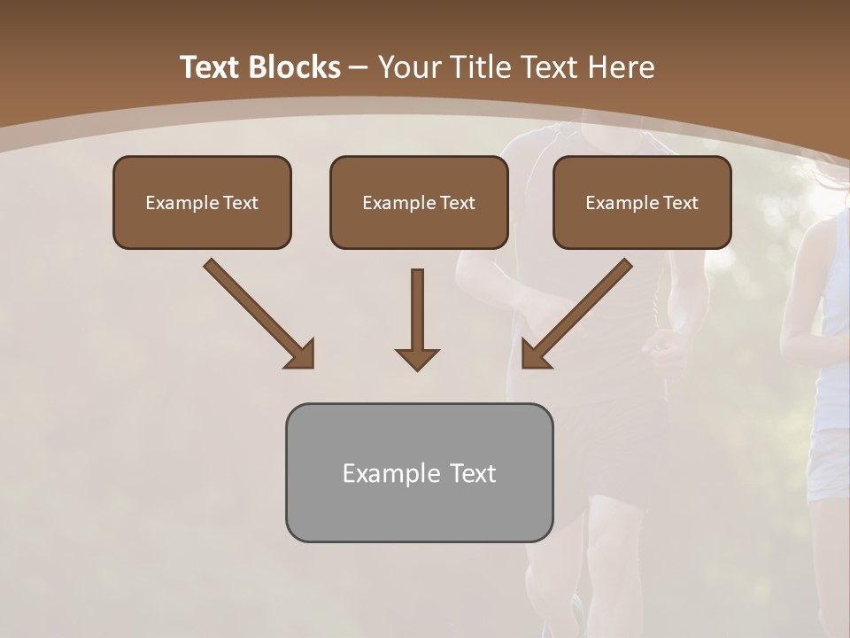Guy And Girl On A Morning Run PowerPoint Template