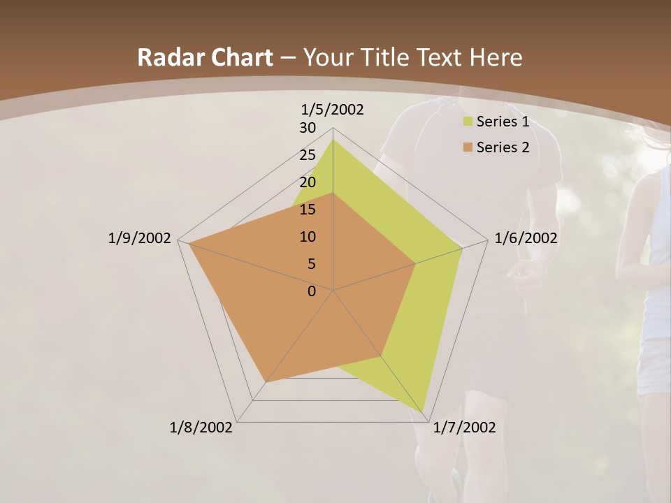 Guy And Girl On A Morning Run PowerPoint Template