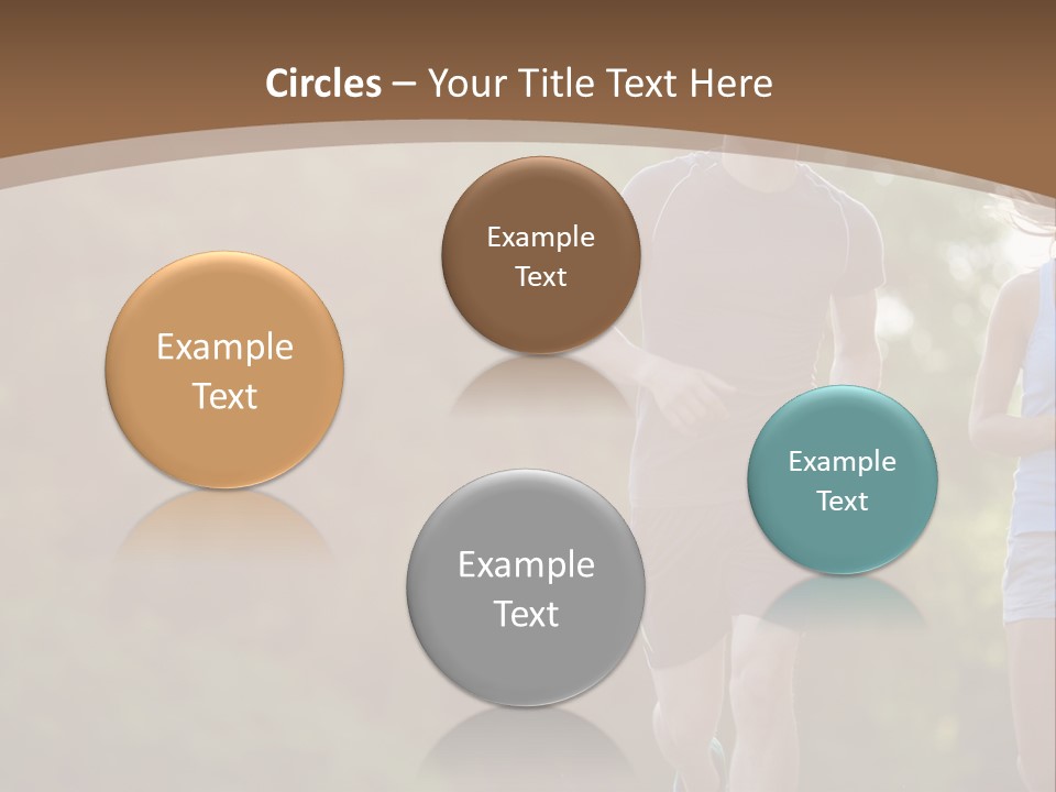 Guy And Girl On A Morning Run PowerPoint Template