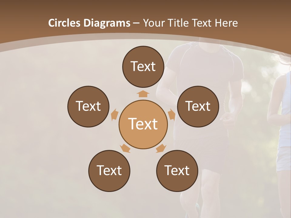 Guy And Girl On A Morning Run PowerPoint Template