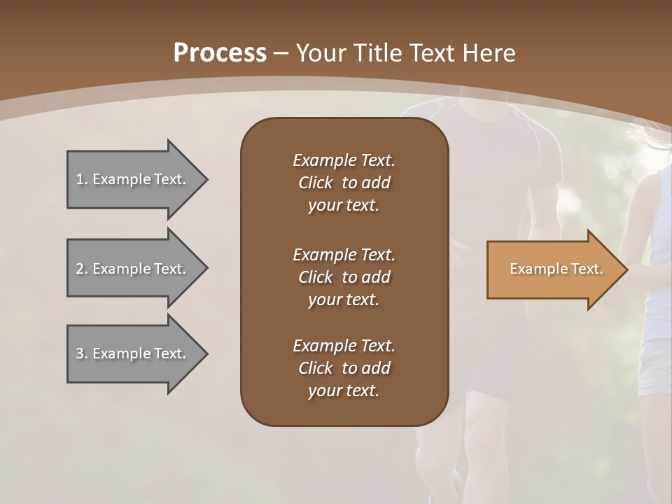 Guy And Girl On A Morning Run PowerPoint Template
