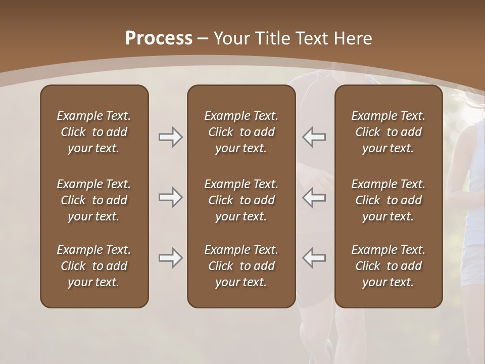 Guy And Girl On A Morning Run PowerPoint Template