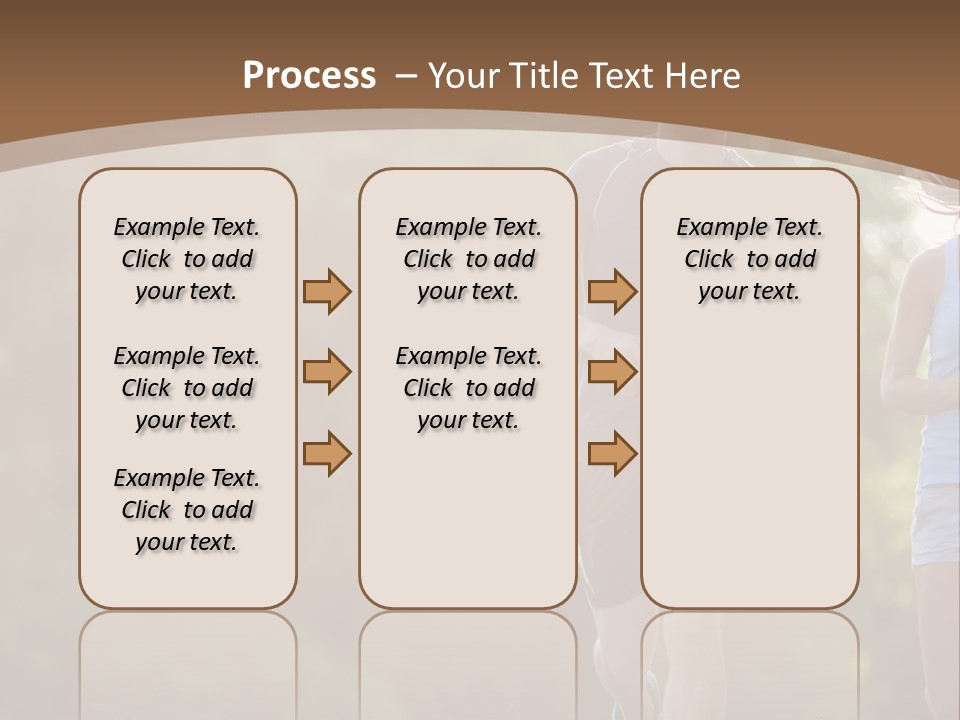 Guy And Girl On A Morning Run PowerPoint Template
