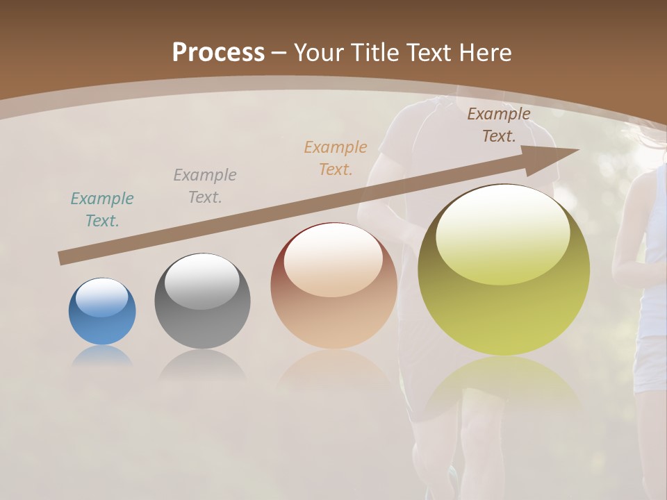 Guy And Girl On A Morning Run PowerPoint Template