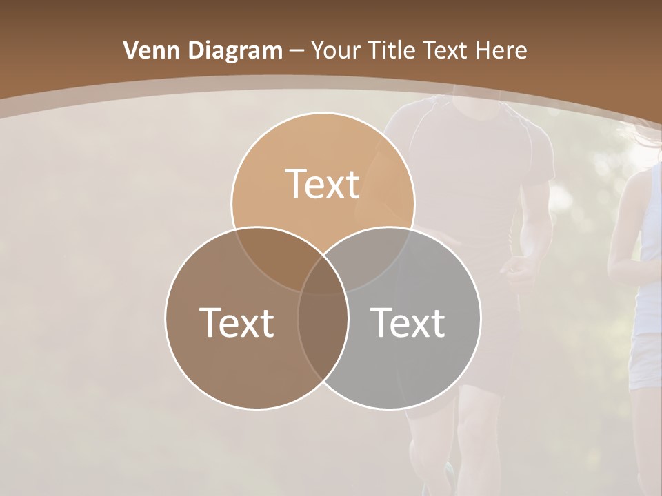 Guy And Girl On A Morning Run PowerPoint Template