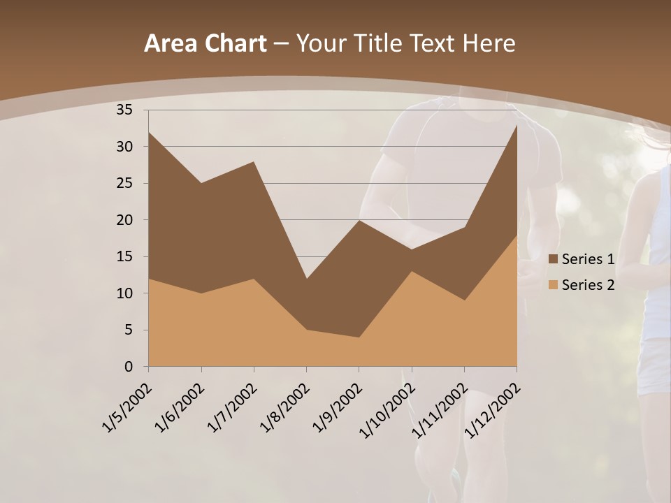 Guy And Girl On A Morning Run PowerPoint Template
