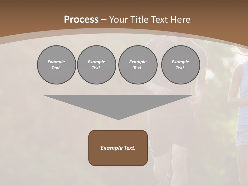 Guy And Girl On A Morning Run PowerPoint Template