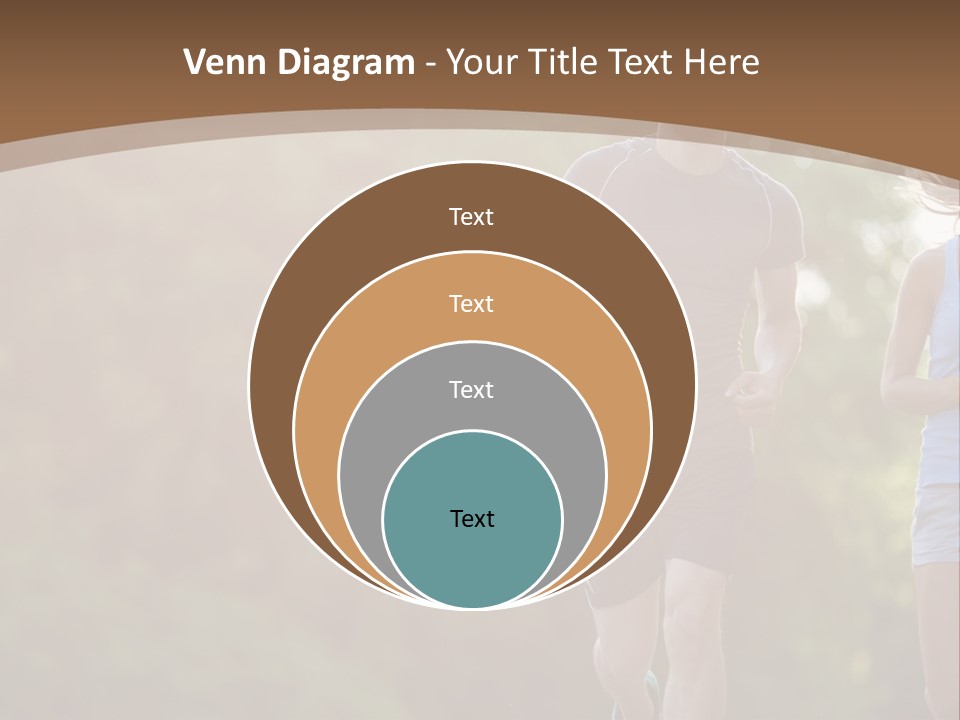 Guy And Girl On A Morning Run PowerPoint Template