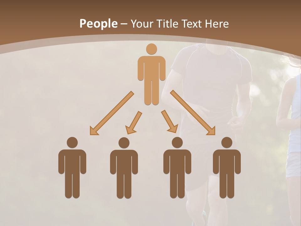 Guy And Girl On A Morning Run PowerPoint Template