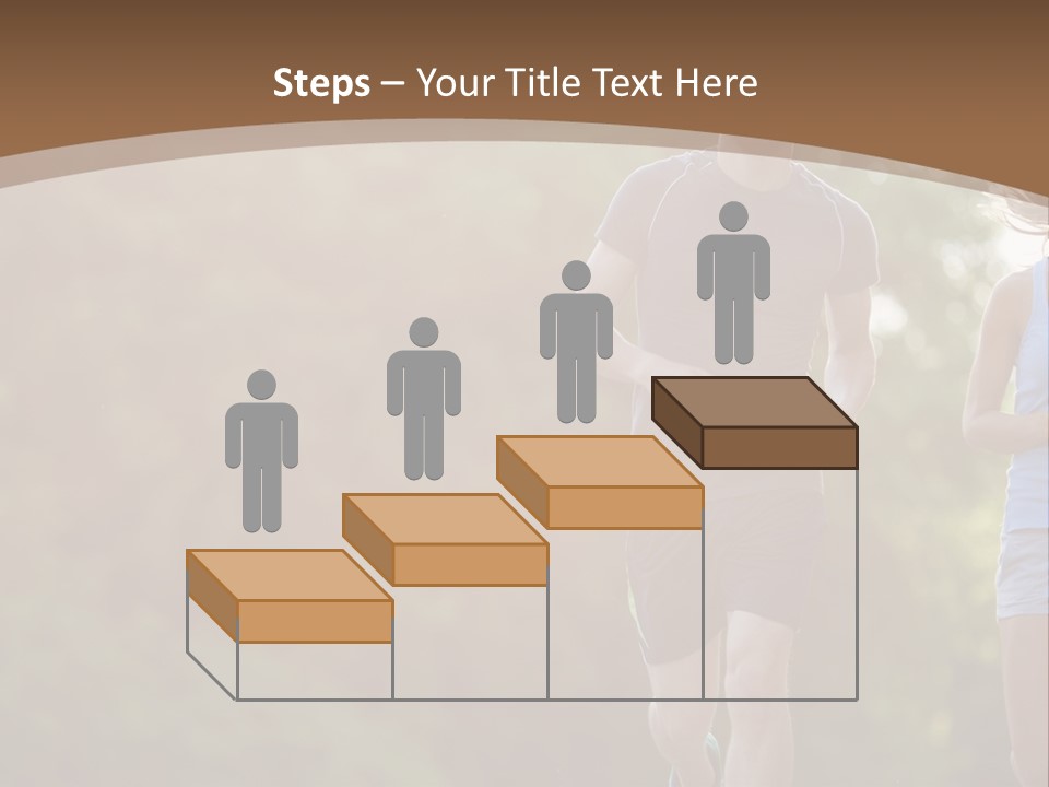 Guy And Girl On A Morning Run PowerPoint Template