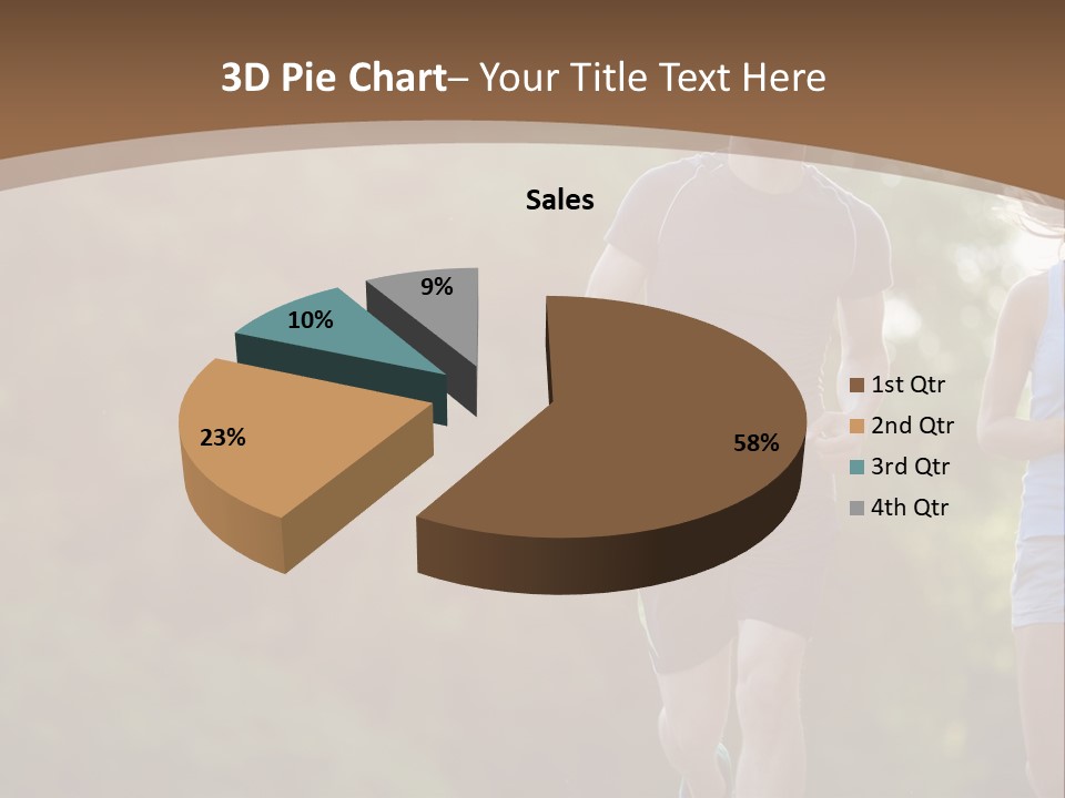 Guy And Girl On A Morning Run PowerPoint Template