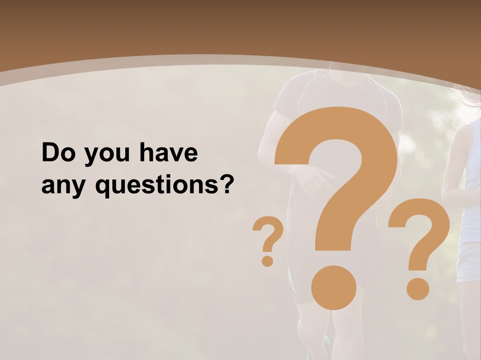 Guy And Girl On A Morning Run PowerPoint Template