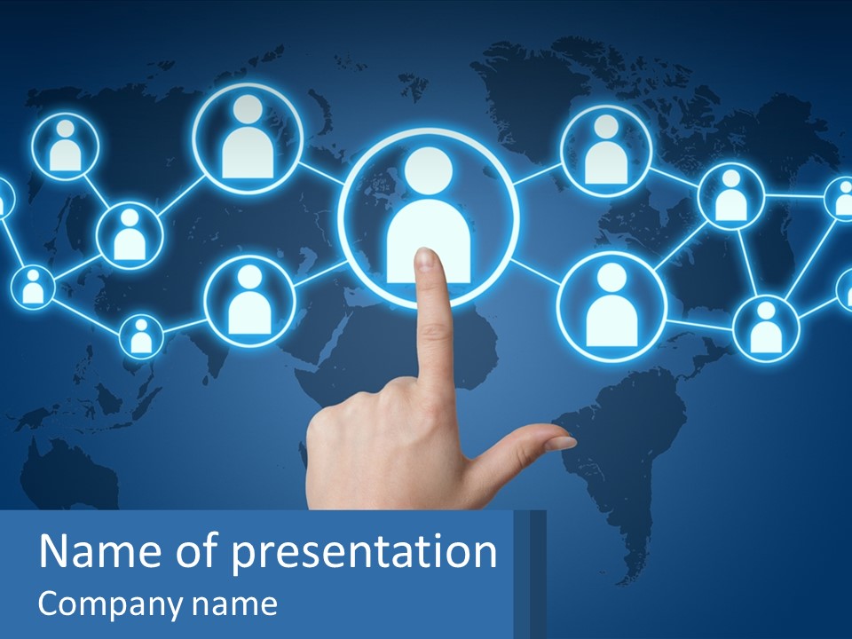 Social Connection PowerPoint Template