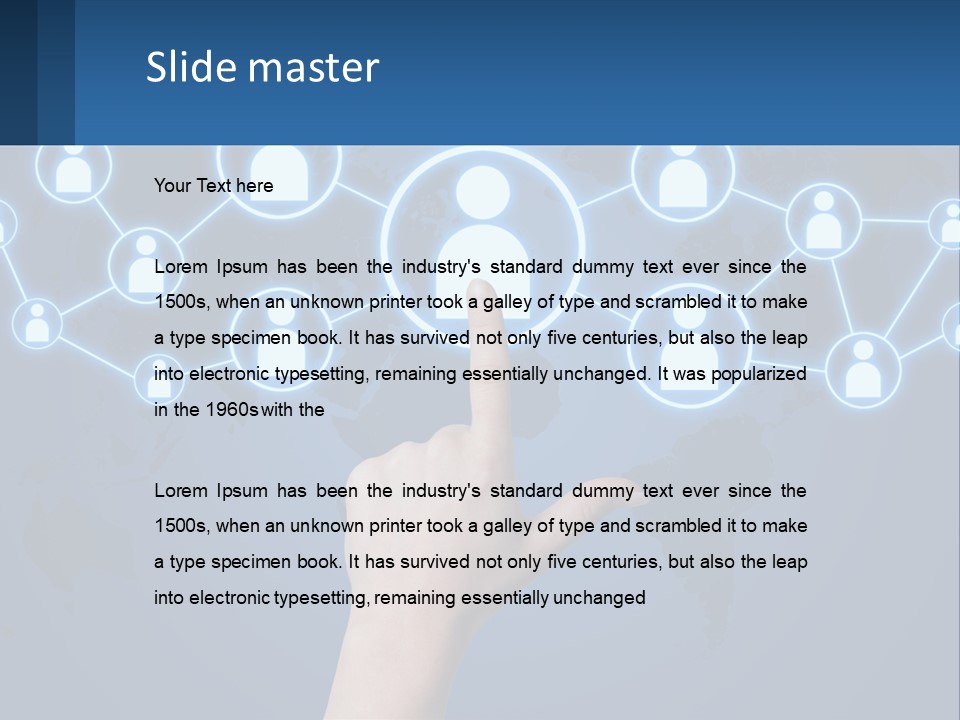 Social Connection PowerPoint Template