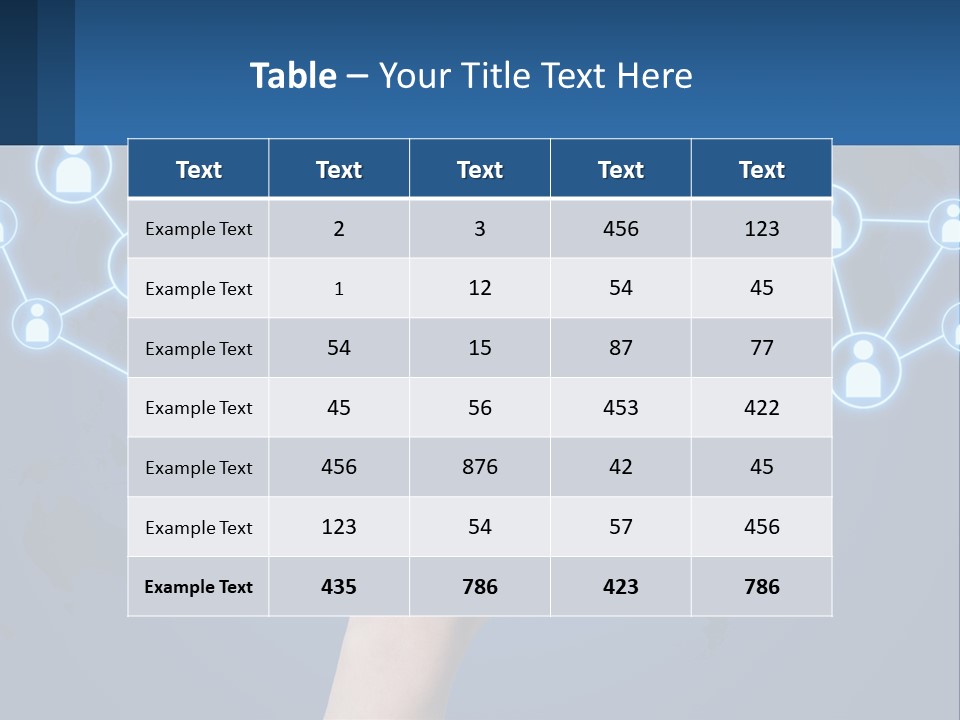 Social Connection PowerPoint Template