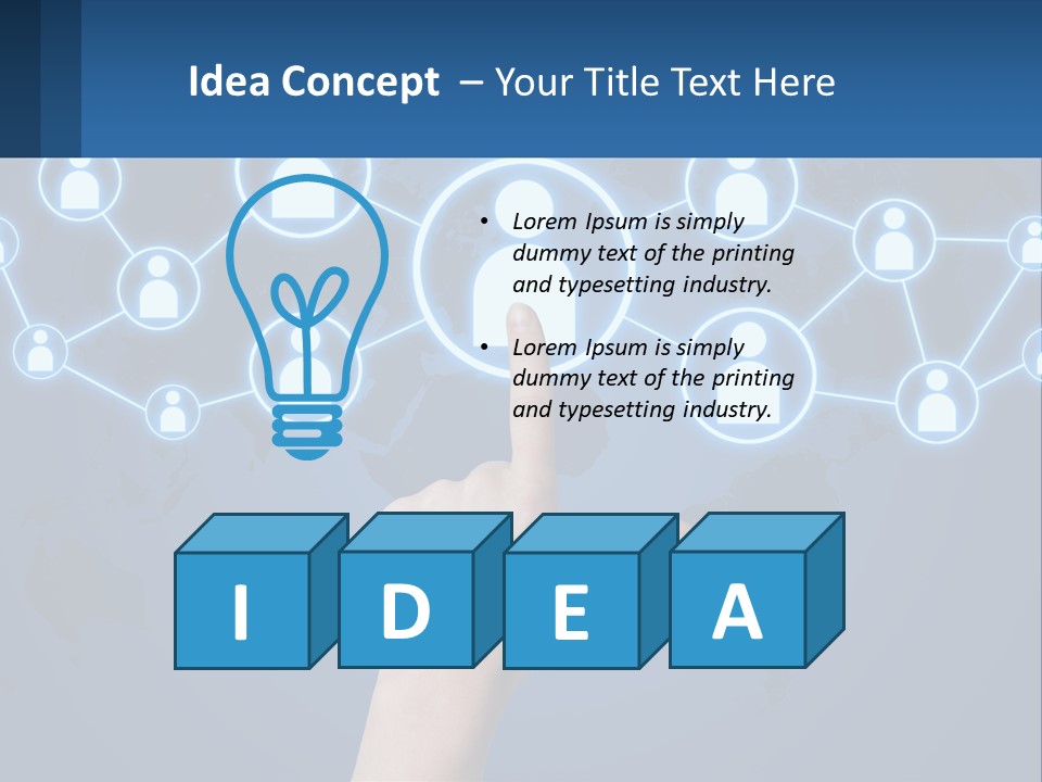 Social Connection PowerPoint Template