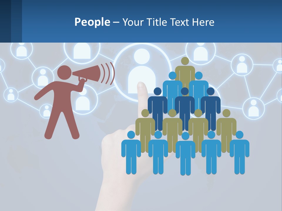 Social Connection PowerPoint Template