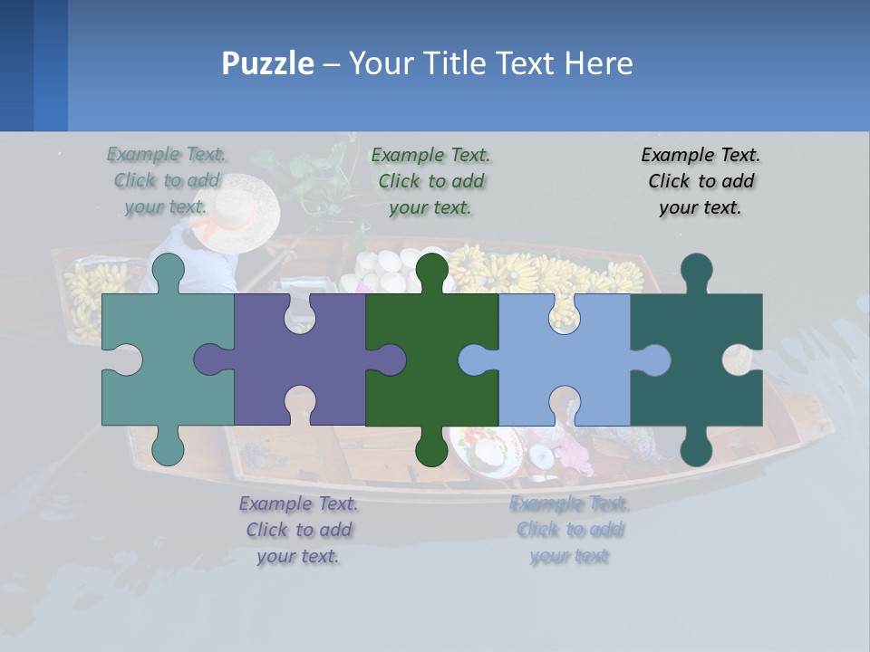 Transportation Of Fruit By Water PowerPoint Template