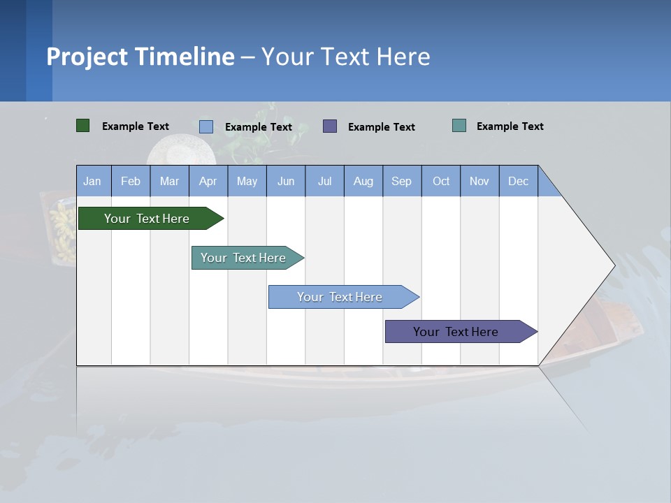 Transportation Of Fruit By Water PowerPoint Template