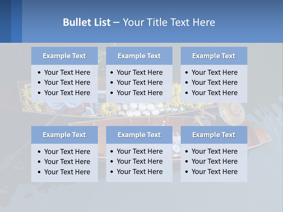 Transportation Of Fruit By Water PowerPoint Template