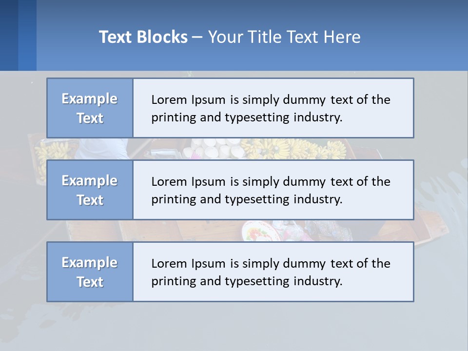 Transportation Of Fruit By Water PowerPoint Template
