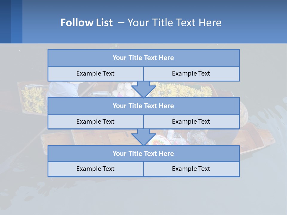 Transportation Of Fruit By Water PowerPoint Template