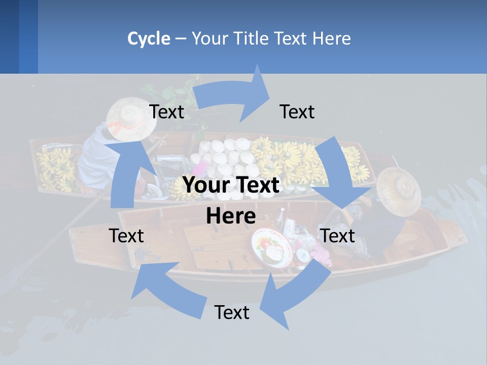 Transportation Of Fruit By Water PowerPoint Template