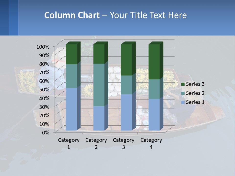 Transportation Of Fruit By Water PowerPoint Template