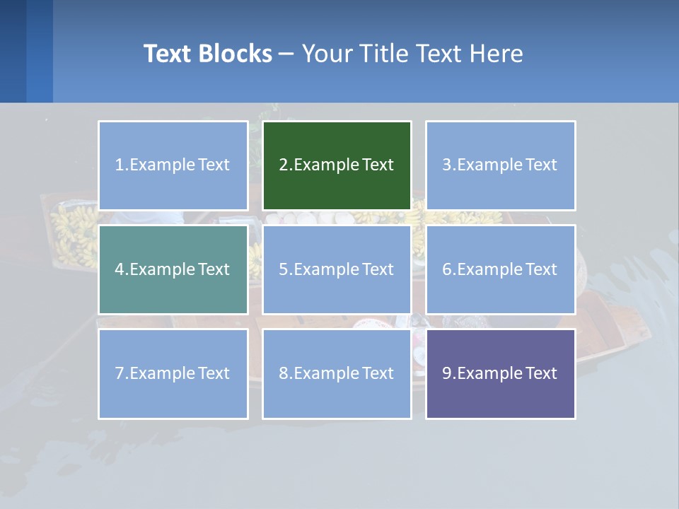 Transportation Of Fruit By Water PowerPoint Template