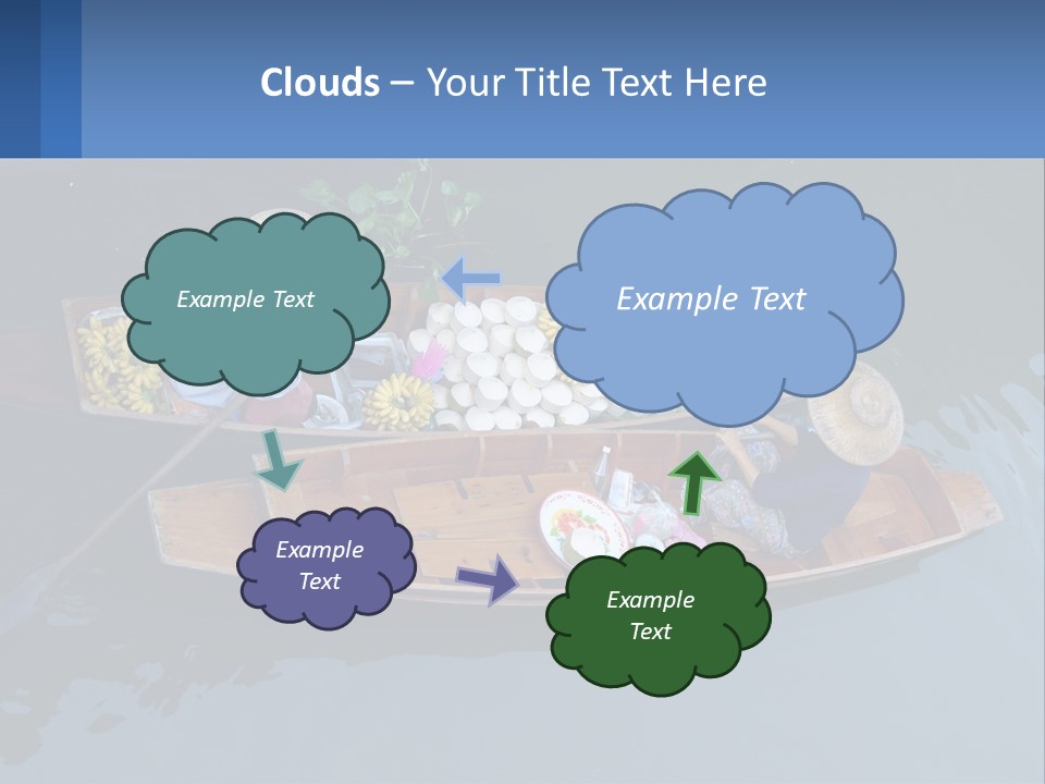 Transportation Of Fruit By Water PowerPoint Template