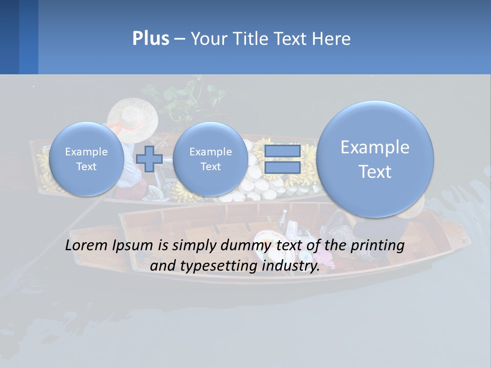 Transportation Of Fruit By Water PowerPoint Template