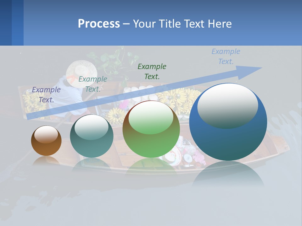 Transportation Of Fruit By Water PowerPoint Template